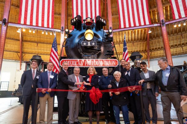 Museum Locomotive Restoration Ribbon Cutting
